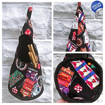 Casino Wigwam Peg Bag, ..