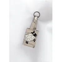 Animal Keyring, Linen Keyfob, Fabric Keychain Handmade in Yorkshire