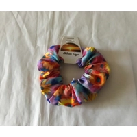 Scrunchie, Yellow Floral Cotton