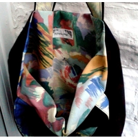 Shoulder Bag, Upcycled Wool Check Eco-Friendly Handmade Tote