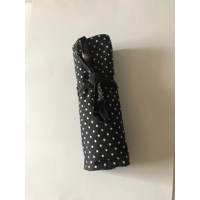 Back to school pencil case for kids, galaxy fabric pencil roll, cotton fabric stationary pouch, hand