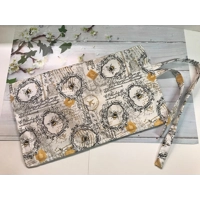 Bee Make Up Brush Roll Storage Case, Brush Holder, Crochet Hook Case, Mother's Day