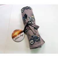 Motorcycle Make Up Brush Roll Storage Case, Motorbike Brush Holder, Biker Chick,  Secret Santa, Stoc