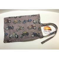 Motorcycle Make Up Brush Roll Storage Case, Motorbike Brush Holder, Biker Chick,  Secret Santa, Stoc