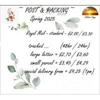 Yellow flower cotton apron, tie waist three pocket apron  - half apron, pinny, letterbox gift handma