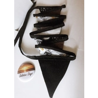 Motorcycle Bunting, Black, Grey, Brown, Men Shed  double side 10 flags, 2.6 metres, motorbike cotton