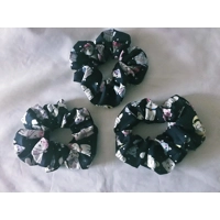 Cats Pencil Roll Case: Cats Scrunchie, Cotton Fabric, Back to School, Handmade