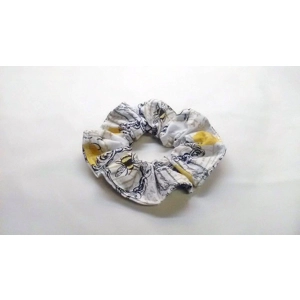 Bee Scrunchie: Handmade Cotton Hair Tie - Yorkshire Made