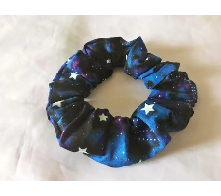 Stars Scrunchie Handmade Cotton Fabric, Yorkshire