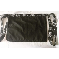 Motorcycle Cotton Fabric Half Apron : Handmade Utility Apron with Pockets