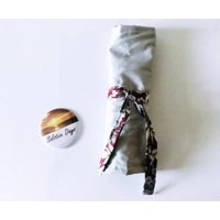 Halloween Gothic Red Skulls Make Up Brush Roll Storage, Skull Goth Cotton Fabric Brush Organiser, Le