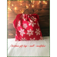 Christmas Gift Bags - Eco-Friendly Reusable Fabric Drawstring Bag,  Handmade Yorkshire
