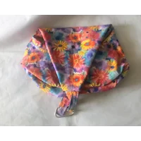 Yellow Floral Cotton Peg Bag, Lined Storage Bag for Pegs, handmade in Yorkshire