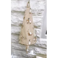 Duck Peg Bag, Linen Storage Bag for Pegs, handmade in Yorkshire