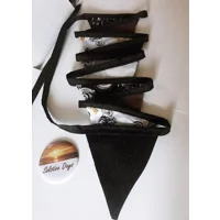 Motorcycle Bunting: Black & Grey Biker Decor, Motorbike Garland