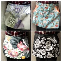 Pug Dog Apron, Kitchen & Garden Lined Apron