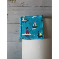 Fabric Corner Bookmark Green Wow Zap Handmade Bookmark