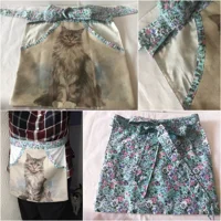 Pug Dog Apron, Kitchen & Garden Lined Apron