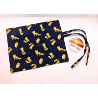 Fox Scrunchie, Handmade Cotton Fabric Pencil Case, Back to School