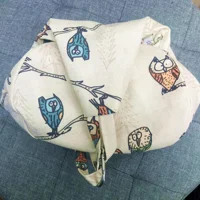 Owl Peg Bag, Linen Storage for Pegs, Clothespins Bag, handmade in Yorkshire