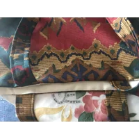 Kilim Print Cotton Tote Bag: Handmade Eco-Friendly Lined Shoulder Bag