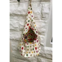 Lined Peg Bag ,Wigwam Laundry Bag, handmade in Yorkshire