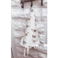 Butterfly Peg Bag, Lined Cotton Storage, Handmade in Yorkshire