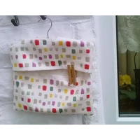 Lined Peg Bag ,Wigwam Laundry Bag, handmade in Yorkshire