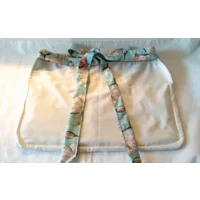 Floral Cotton Apron, Six Pockets, Handmade Gardening Craft Pinny