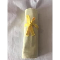 Yellow Stars Pencil Roll, Back To School, handmade in Yorkshire