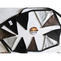 Motorcycle Bunting: Black & Grey Biker Decor, Motorbike Garland