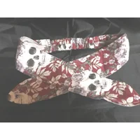 Skull & Roses Headband and Scrunchie Set, Goth Hair Accessories