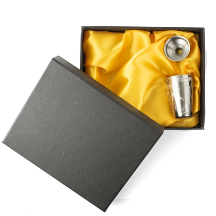 Gift Box with Funnel and Cups - 6oz - Gold