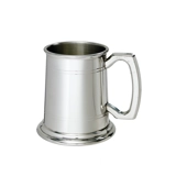 Double line Pewter Tankard with Plain ..