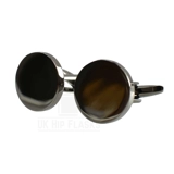 Cufflinks - Round - Black