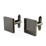 Cufflinks - Square - Black