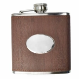 6oz Oval Wood Dark