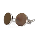 Cufflinks - Round - Silver