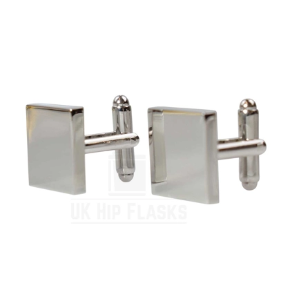 Cufflinks - Square - Silver