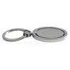 Keyring - Oval - Silver