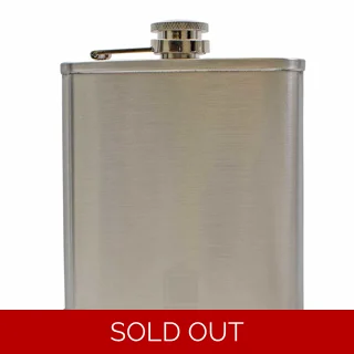 Lipped Hip Flask - 6oz ..