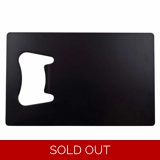 Bottle Opener - Rectangular - Black