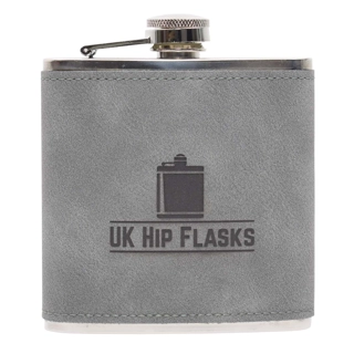 6oz Two Tone PU Leather - Grey