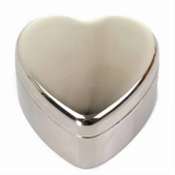 Keepsake Box - Heart - Silver