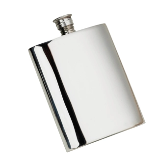 6oz Modern Pewter Hip Flask