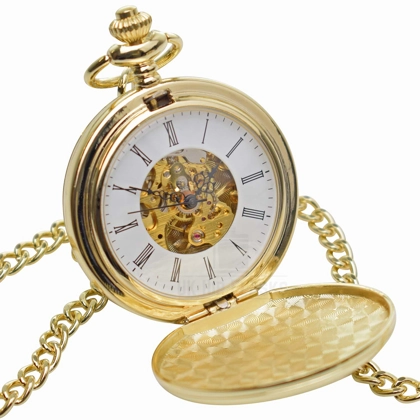 Mechanical - Roman - Gold Pocket Watch