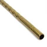 Steel - Twist Straight Straw - Gold