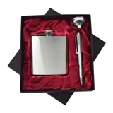 6oz Hip Flask Gift Set with Pen