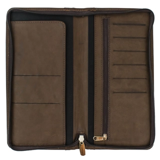 Travel Wallet - PU - BROWN