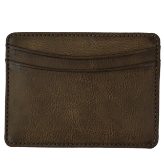 Credit Card Holder - PU - BROWN